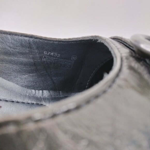 Josef Seibel Mary Green Patent Leather Wedge Pumps Size 40 - Picture 8 of 9